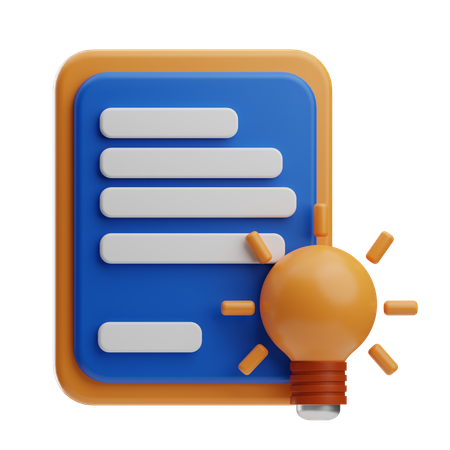 Work Idea  3D Icon