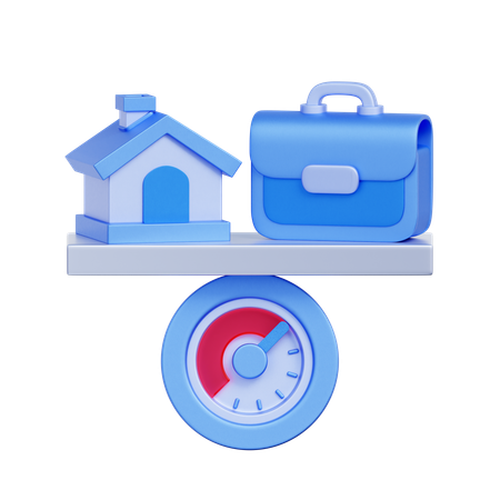 Work Life Balance Timer  3D Icon