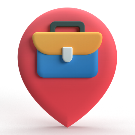 Work Location  3D Icon
