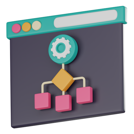 Work Management  3D Icon