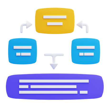 Work Organization  3D Icon
