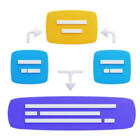 Work Organization  3D Icon