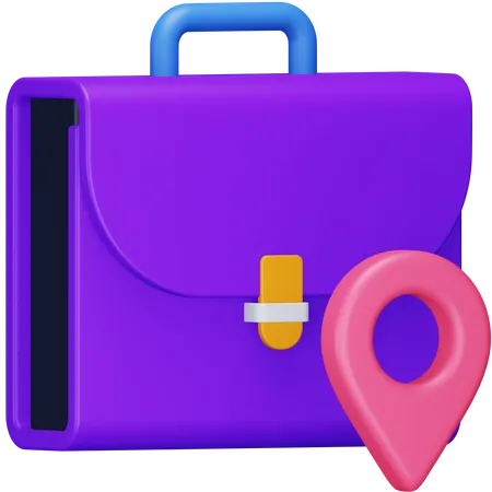 Work Place Location  3D Icon