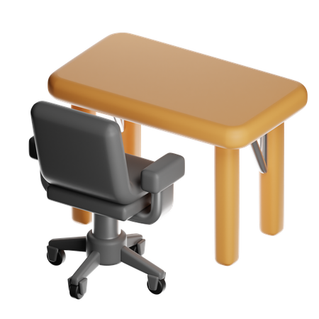 Work table  3D Icon