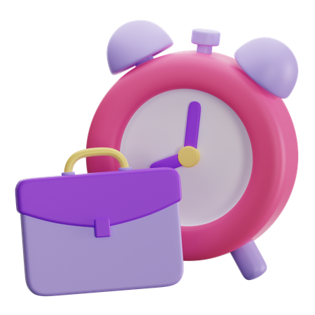 Work Time  3D Icon