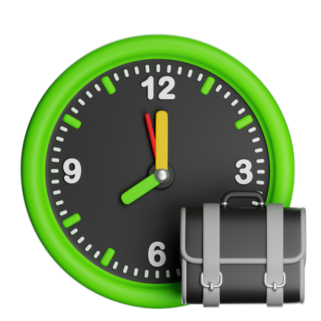 Work Time  3D Icon