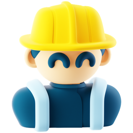 Worker  3D Icon