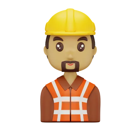 Worker  3D Icon