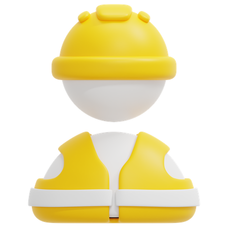 Worker  3D Icon