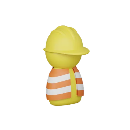 Worker  3D Icon