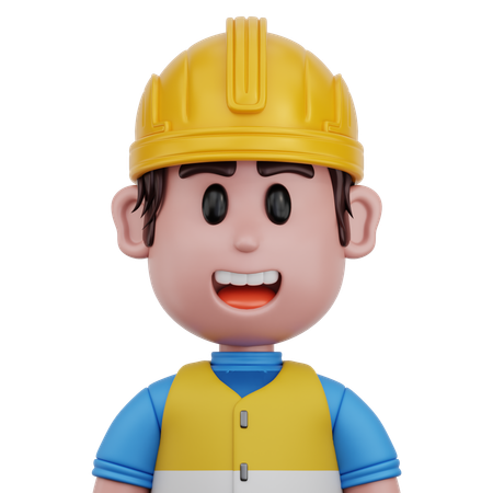 Worker  3D Icon