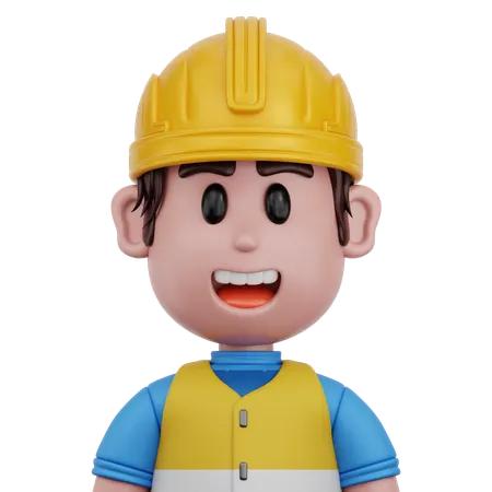 Worker  3D Icon