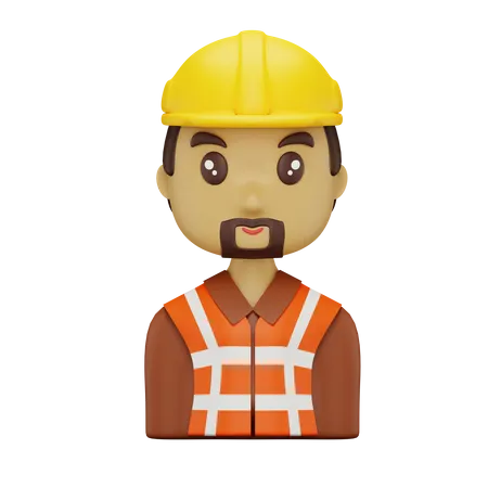 Worker 3D Icon