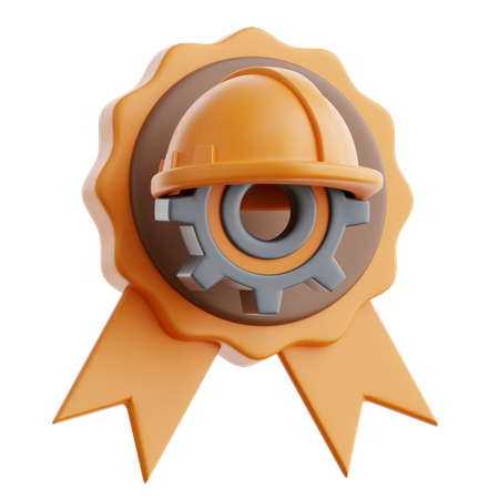 Worker Badge  3D Icon