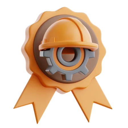 Worker Badge  3D Icon