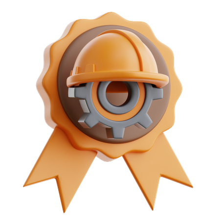 Worker Badge  3D Icon