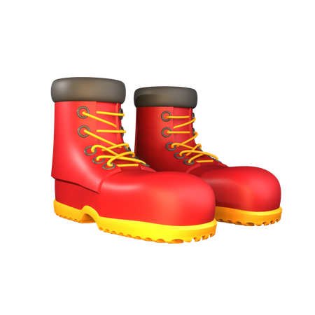 Worker Boots  3D Icon