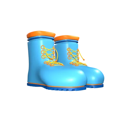 Worker Boots  3D Icon