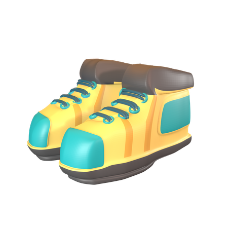 Worker Boots  3D Icon