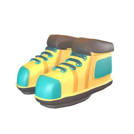 Worker Boots  3D Icon