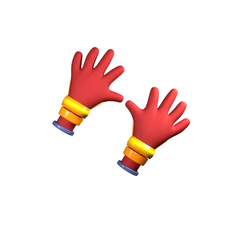 Worker Gloves  3D Icon