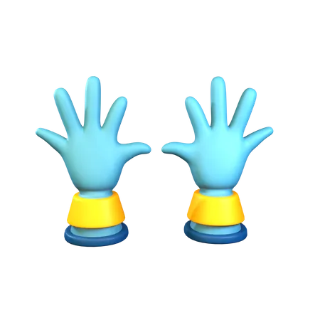 Worker Gloves  3D Icon