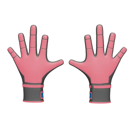 Worker Gloves  3D Icon