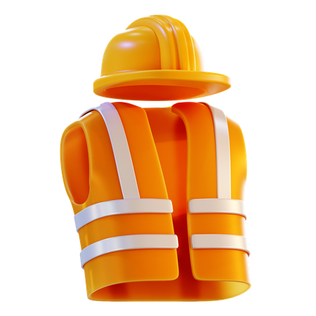 Worker Vest  3D Icon