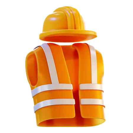 Worker Vest  3D Icon