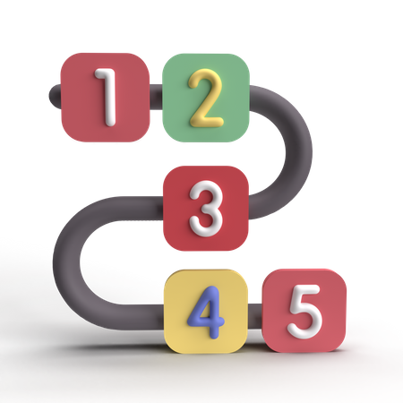 Workflow  3D Icon