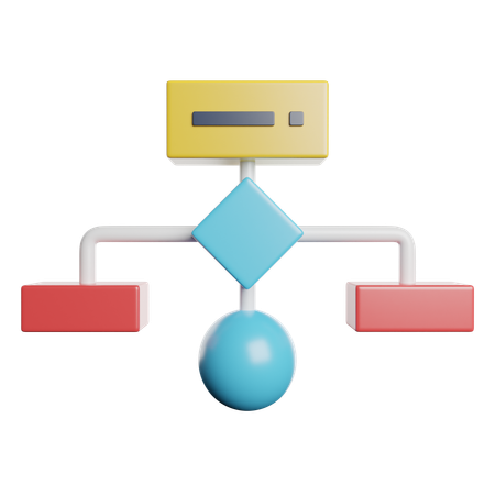 Workflow  3D Icon