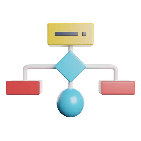 Workflow  3D Icon