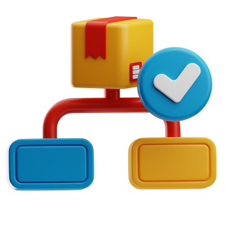 Workflow  3D Icon