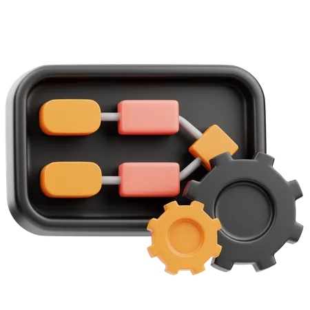 Workflow Automation  3D Icon