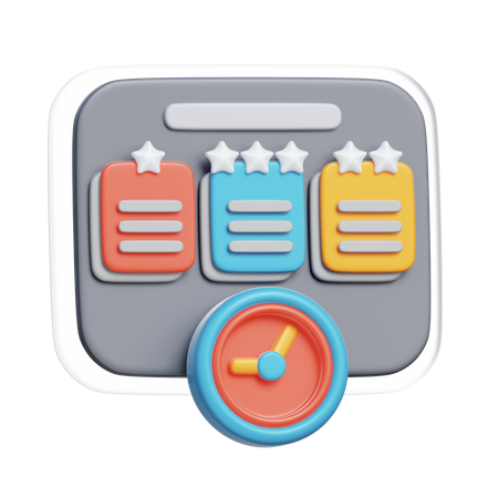 Workflow Prioritization  3D Icon