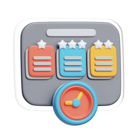 Workflow Prioritization  3D Icon