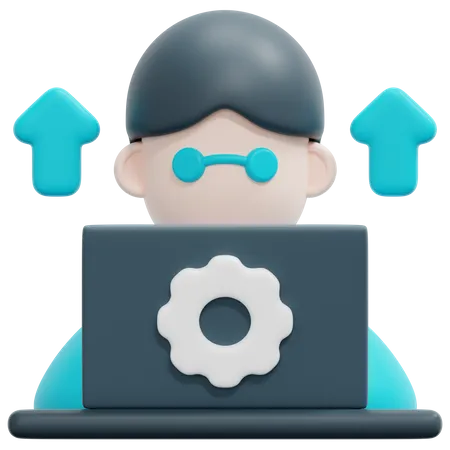 Working Agile 3D Icon