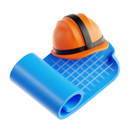 Working Blueprint  3D Icon