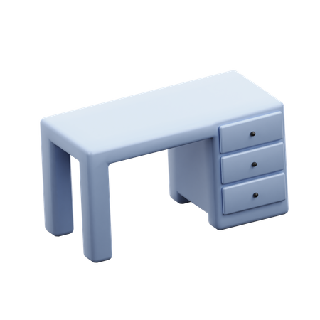 Working Desk 3D Icon