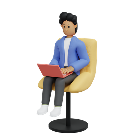 Working employee  3D Icon