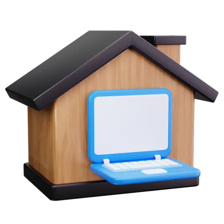Working From Home  3D Icon