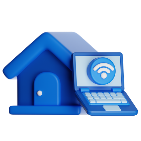 Working From Home  3D Icon