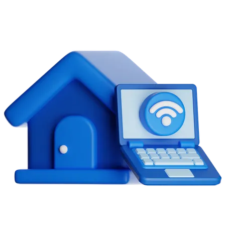 Working From Home  3D Icon