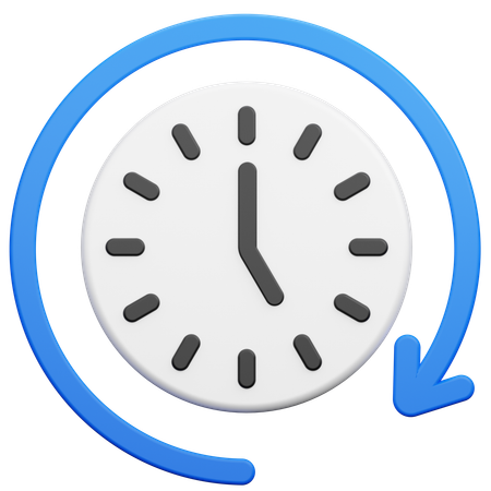 Working Hour  3D Icon