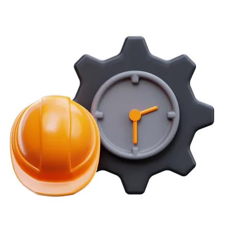 Working Hour  3D Icon