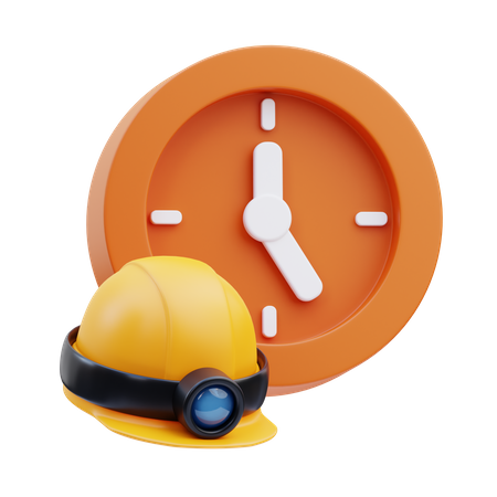 Working Hour  3D Icon