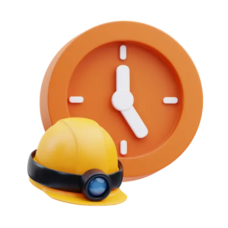 Working Hour  3D Icon