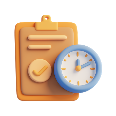 Working hours  3D Icon