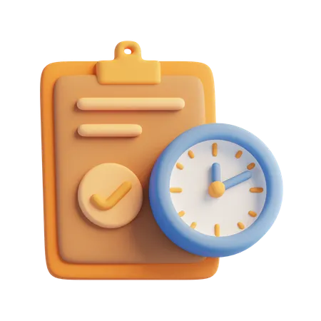 Working hours  3D Icon