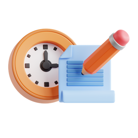 Working Hours 3D Icon